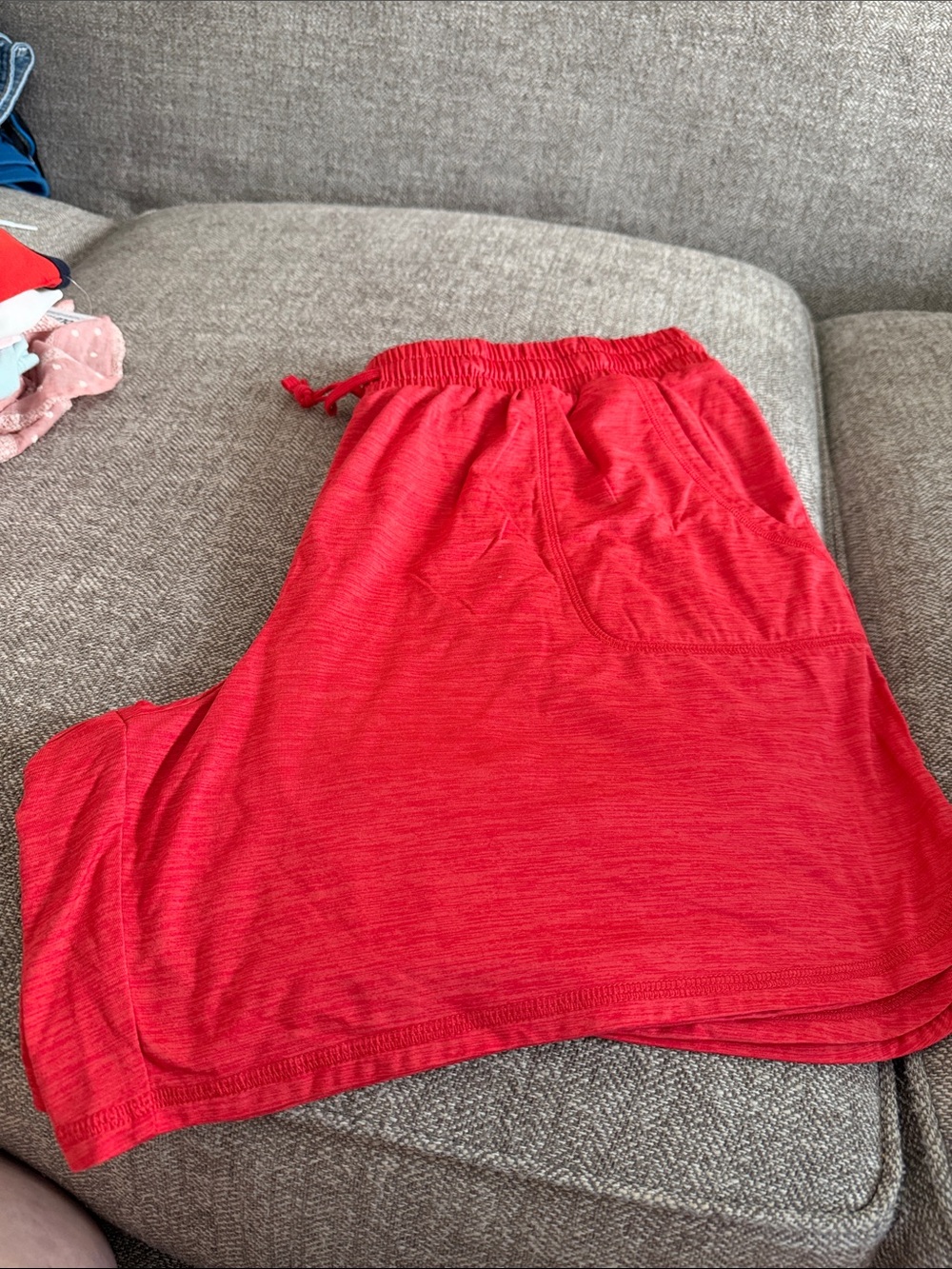 St. John's Bay Women's Scarlet Elastic Waist 5" Shorts